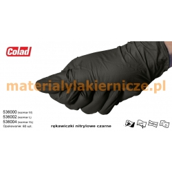 COLAD 536004 NITRILE GLOVES BLACK materialylakiernicze.pl